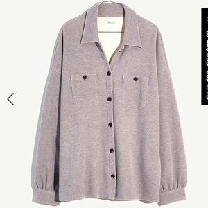 NWT Madewell Double-Faced Shirt-Jacket, Size 2X